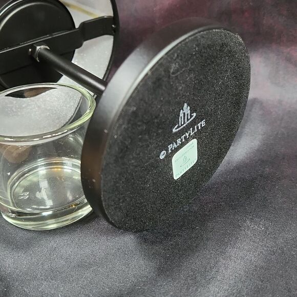 🩵NIB Partylite Black Boudoir Tealight/Votive Candle Lamp - Picture 14 of 16